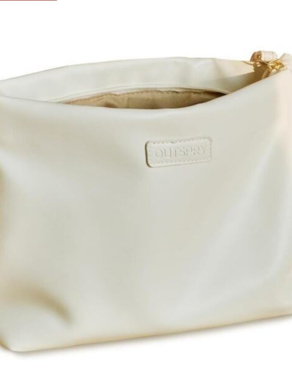 OutSpry Makeup Bag Wristlet Vegan Leather Large Cosmetic Bag Water-Resistant